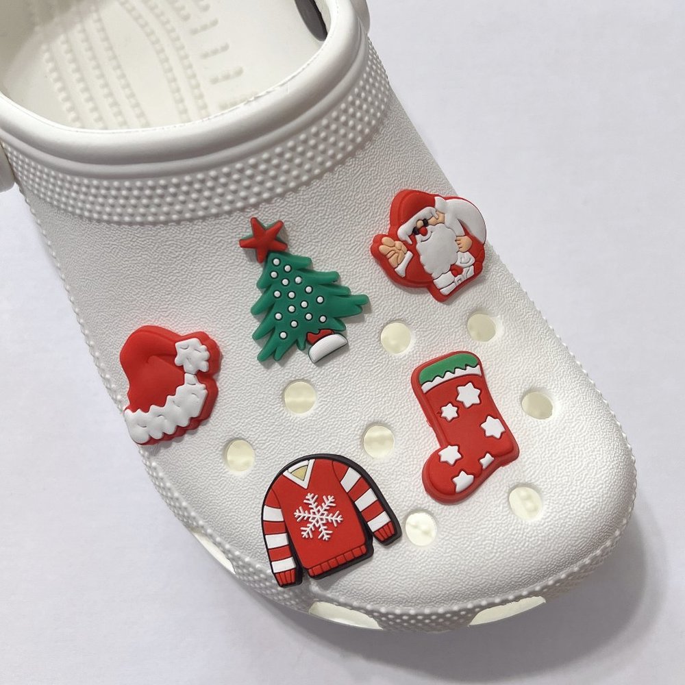 5 x Holidays Theme Shoe Charms
